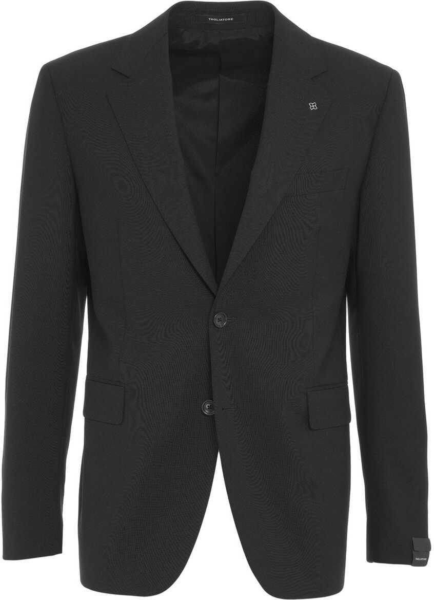 Costume Tagliatore Virgin wool single-breasted suit Black Barbati (BM 19033108) 3