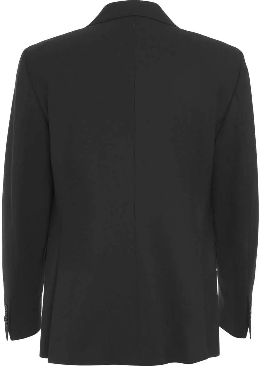 Costume Tagliatore Virgin wool single-breasted suit Black Barbati (BM 19033108) 4