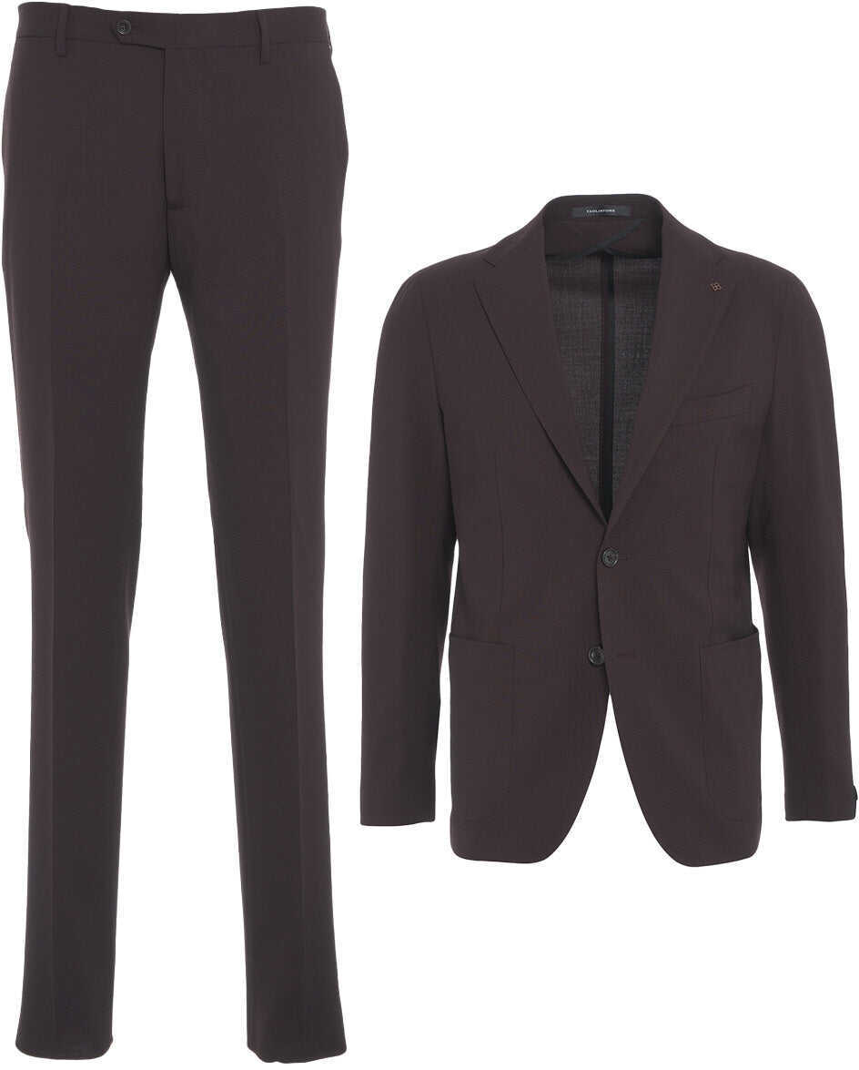 Costume Tagliatore Virgin wool single-breasted suit Purple Barbati (BM 19033111) 2