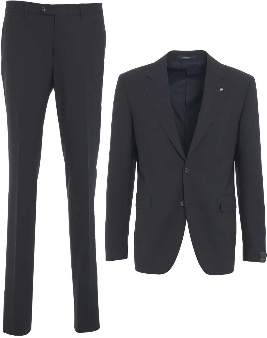 Costume Tagliatore Virgin wool single-breasted suit Blue Barbati (BM 19033114) 2