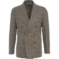 Sacouri Virgin wool double-breasted blazer Barbati
