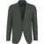 Tagliatore Virgin wool single-breasted blazer Green
