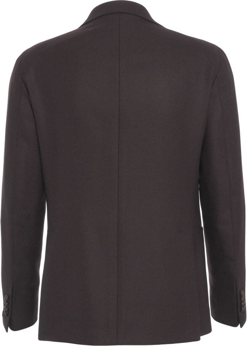 Sacouri Tagliatore Virgin wool single-breasted blazer Purple Barbati (BM 19033138) 3