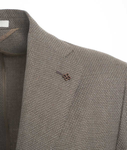 Sacouri Tagliatore Virgin wool single-breasted blazer Grey Barbati (BM 19033141) 4