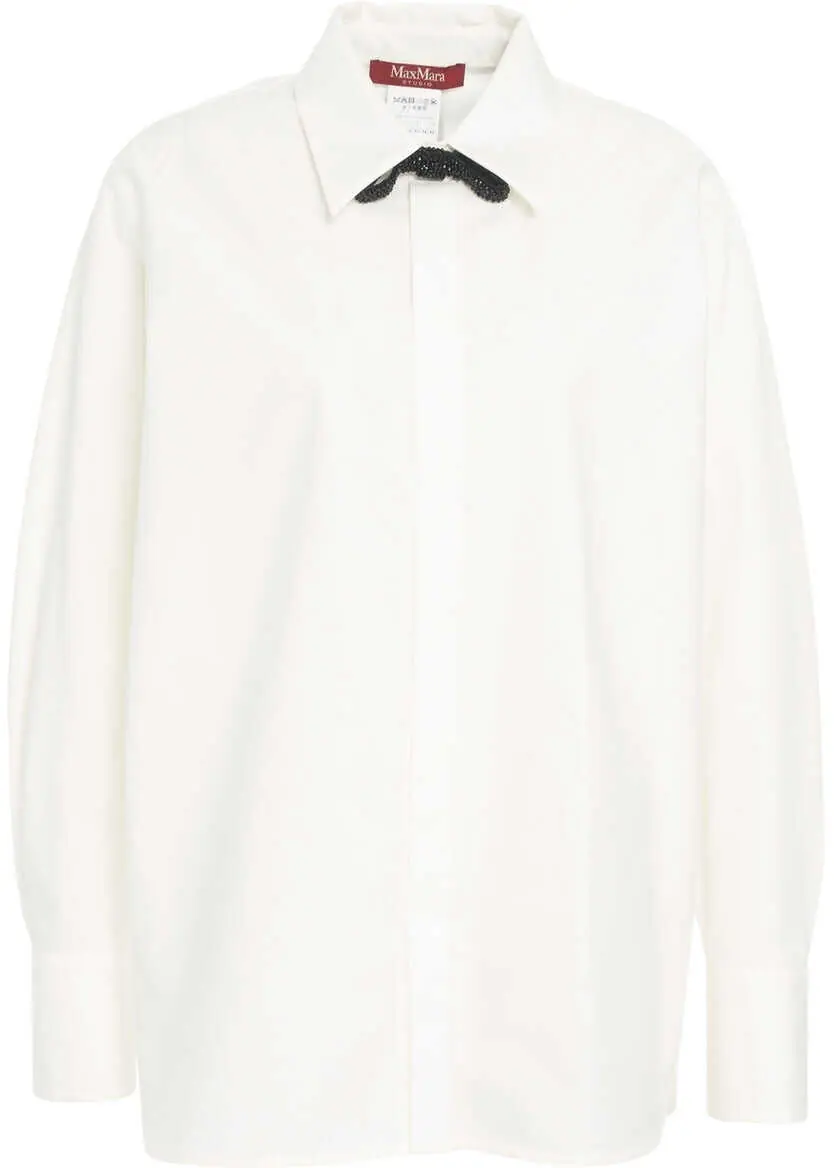 Bluze elegante Max Mara Oversized shirt Roll White Femei (BM 19033144) 2