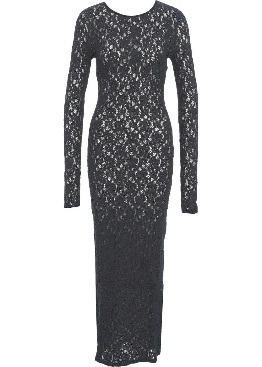 Rochii lungi Max Mara Open knit dress Sarta Blue Femei (BM 19033147) 2