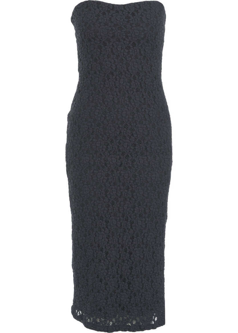 Rochii lungi Max Mara Tube dress Luciana Blue Femei (BM 19033150) 2