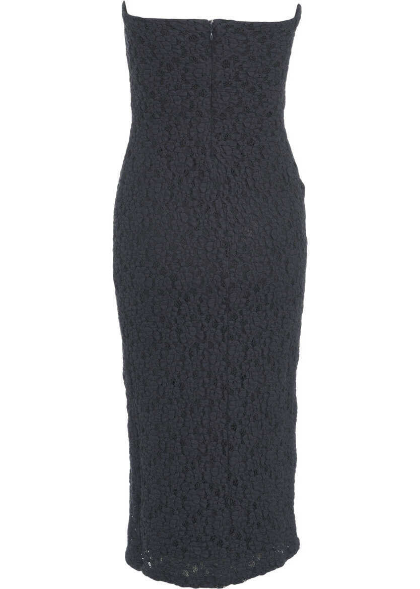 Rochii lungi Max Mara Tube dress Luciana Blue Femei (BM 19033150) 4