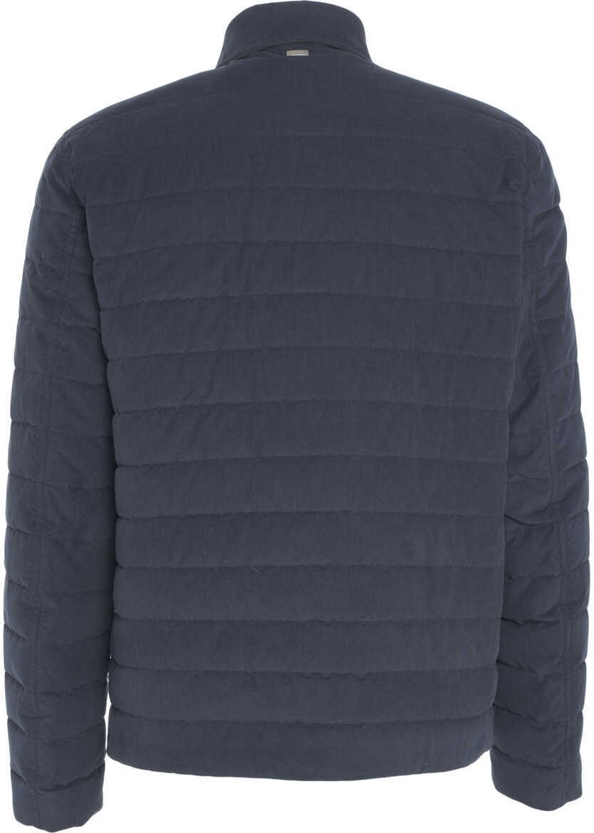 Geci de iarna Herno Neddlecord down jacket Blue Barbati (BM 19033156) 3