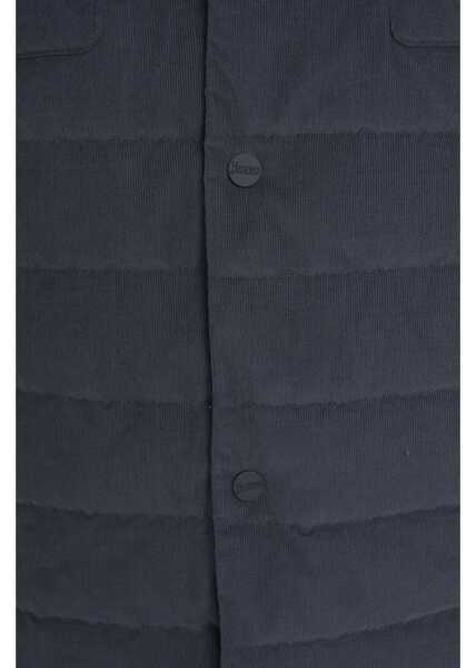 Geci de iarna Herno Neddlecord down jacket Blue Barbati (BM 19033156) 4