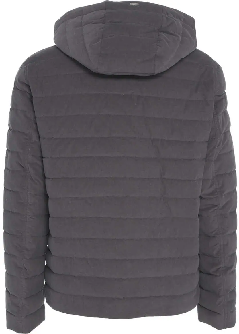 Geci de iarna Herno Needlecord down jacket Grey Barbati (BM 19033162) 3