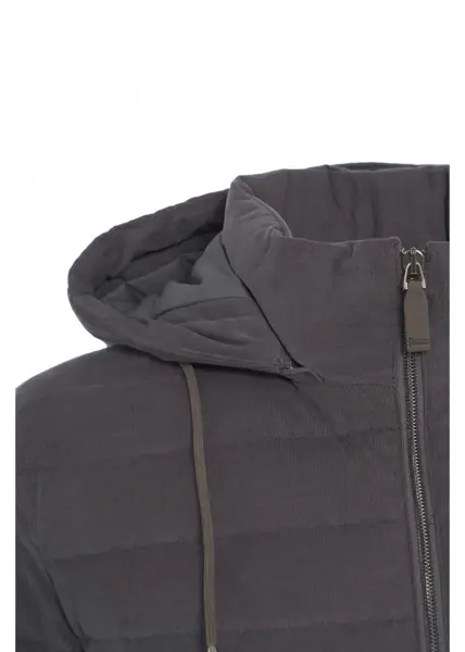 Geci de iarna Herno Needlecord down jacket Grey Barbati (BM 19033162) 4