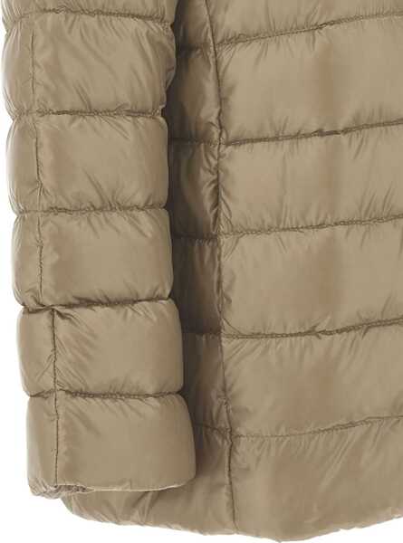Geci de iarna Herno Three-quarter sleeve down jacket Beige Femei (BM 19033186) 3