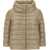 Herno Three-quarter sleeve down jacket Beige
