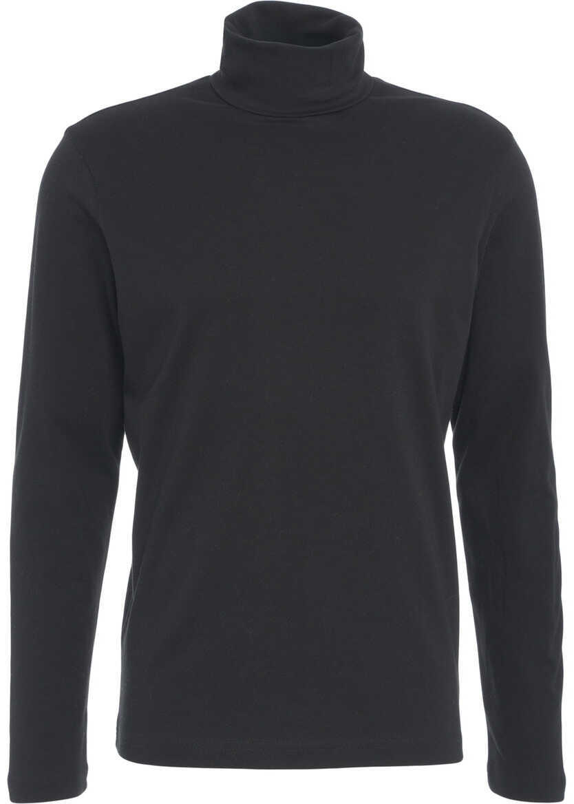 Pulovere Stefan Brandt Jersey turtleneck sweater Eli Rolli Black Barbati (BM 19033189) 2