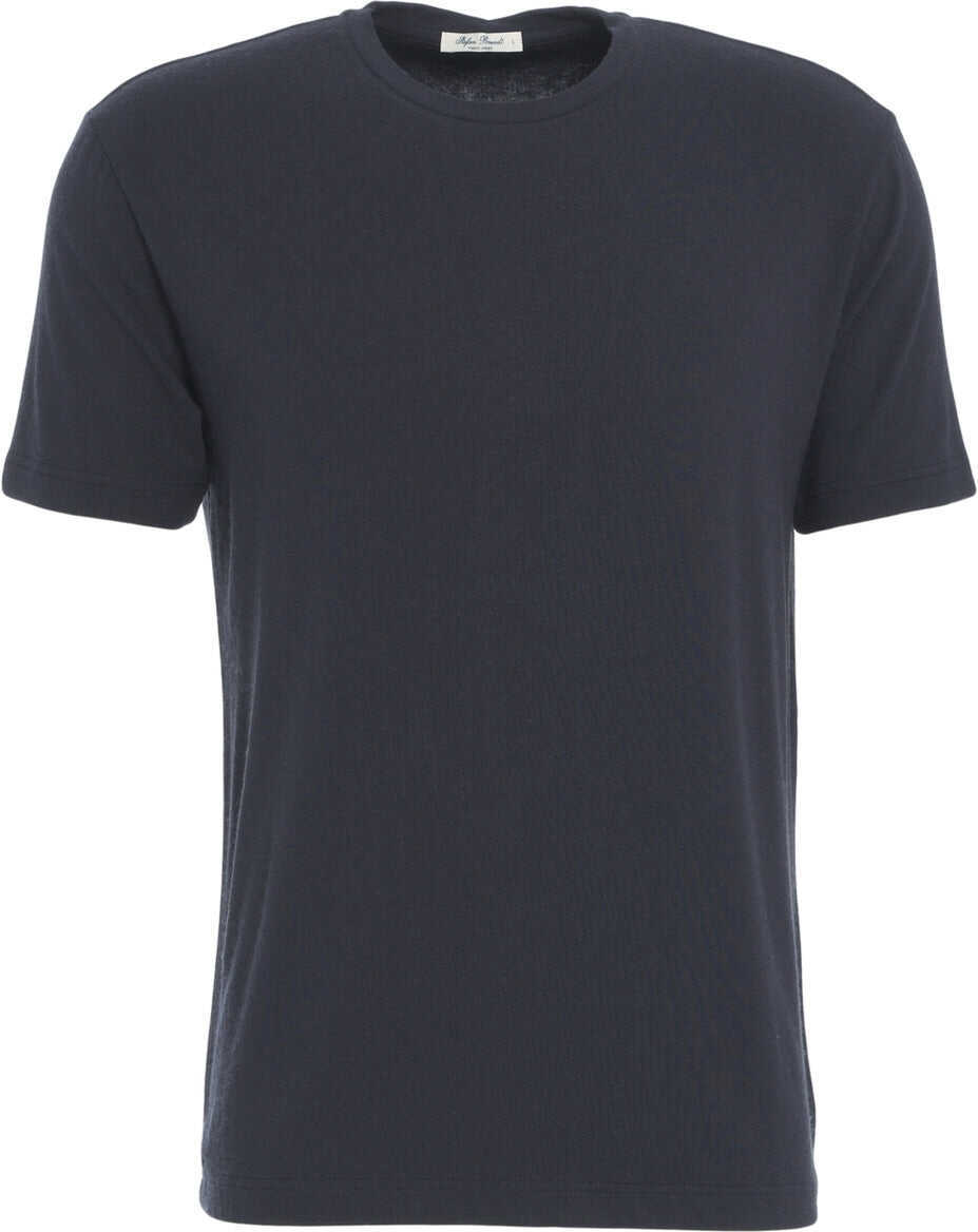 Tricouri Stefan Brandt Modal blend t-shirt Enno Blue Barbati (BM 19033195) 1