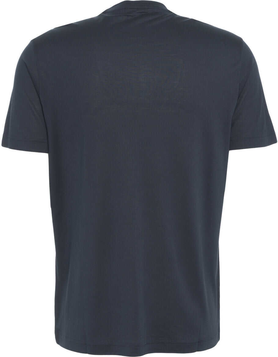 Tricouri Stefan Brandt Silk t-shirt Enno Blue Barbati (BM 19033198) 3