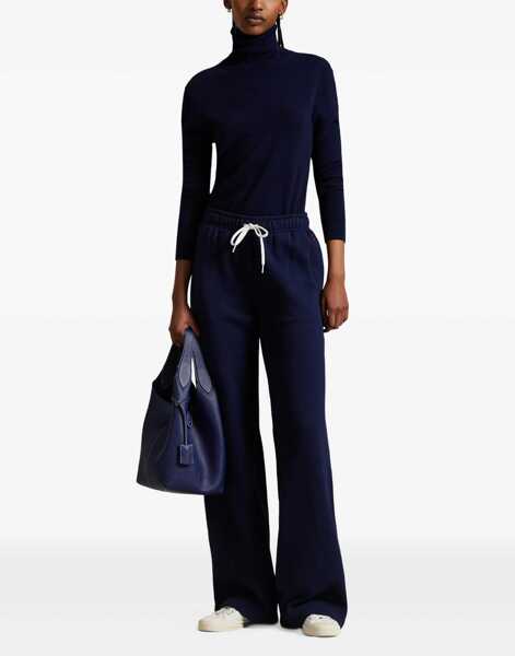 Pantaloni de trening Ralph Lauren Joggers with logo embroidery Blue Femei (BM 19033213) 2