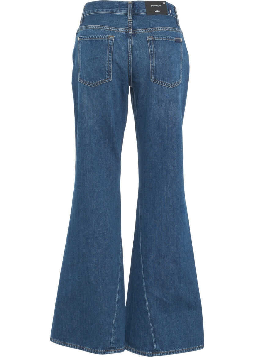 Blugi evazati 7 For All Mankind Flared jeans Spencer Blue Femei (BM 19033222) 5