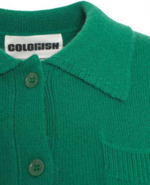 Pulovere casual CRUSH Knit trucker jacket MC Alba Green Femei (BM 19033270) 4