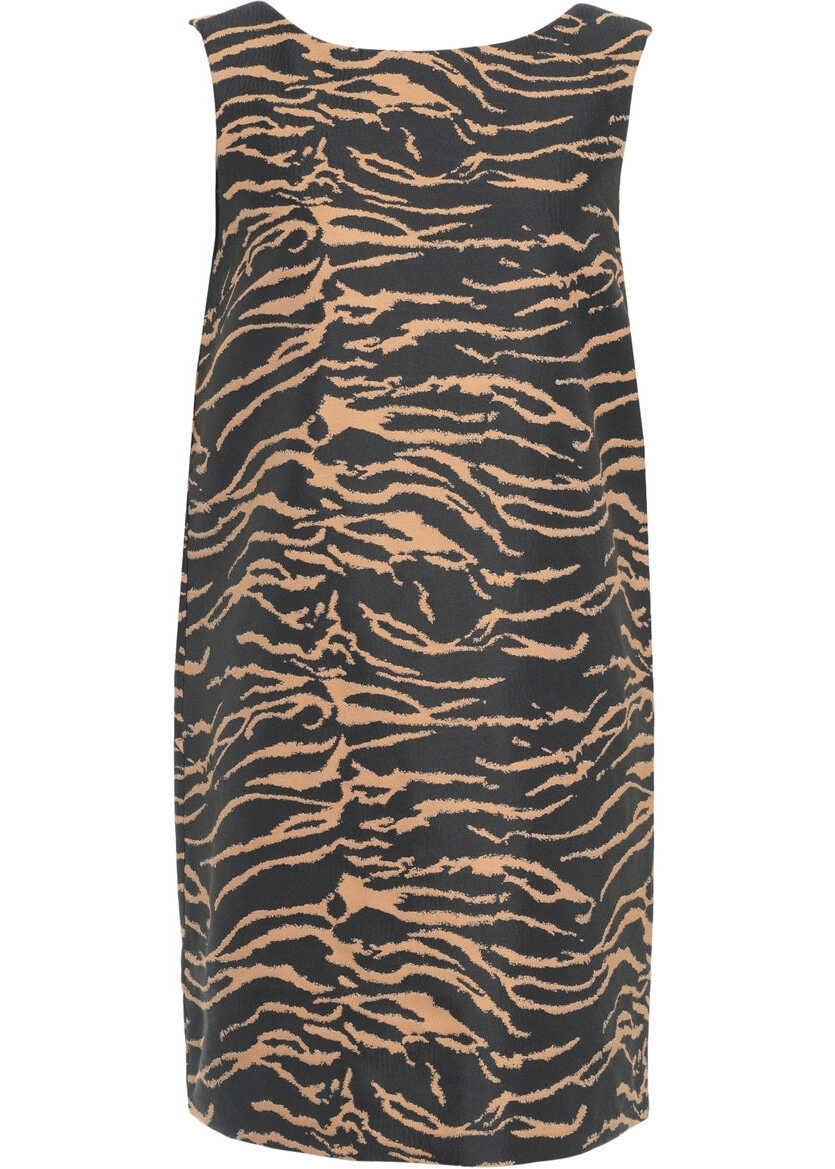 Rochii scurte Baum und Pferdgarten Animalier dress Avona Black Femei (BM 19033279) 2