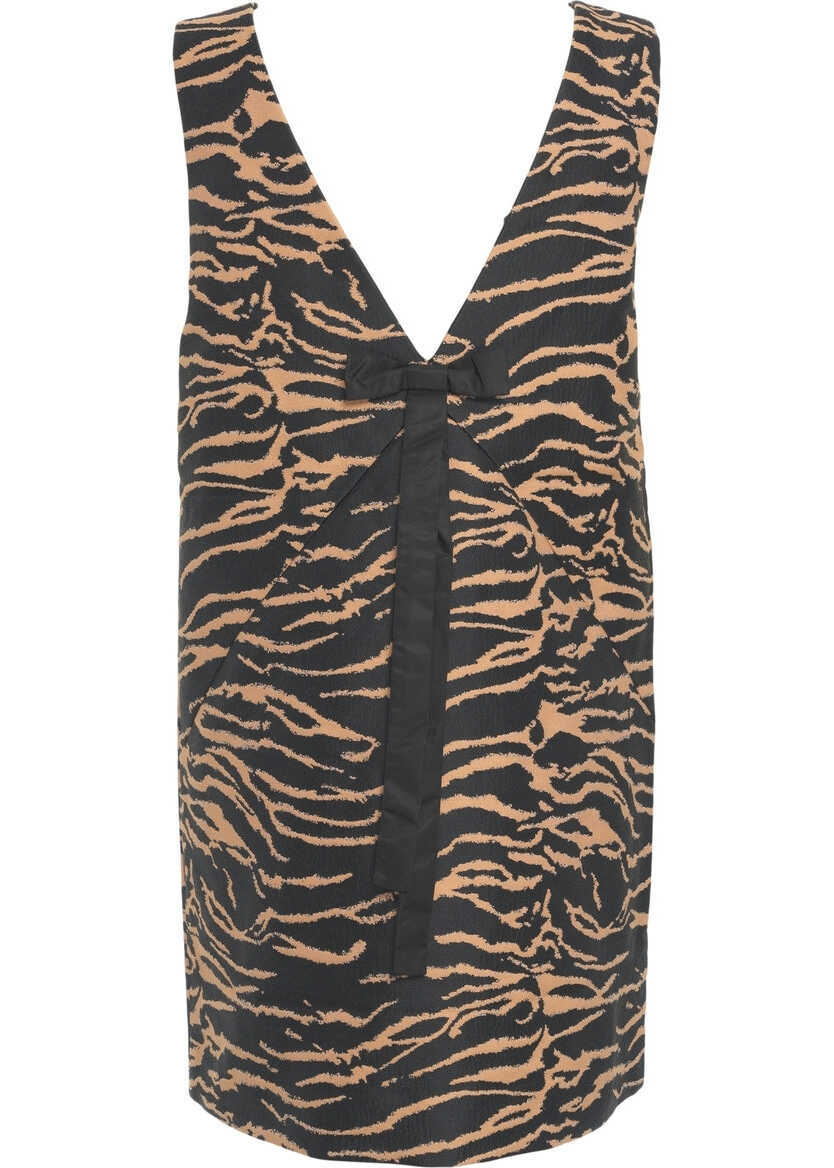 Rochii scurte Baum und Pferdgarten Animalier dress Avona Black Femei (BM 19033279) 3