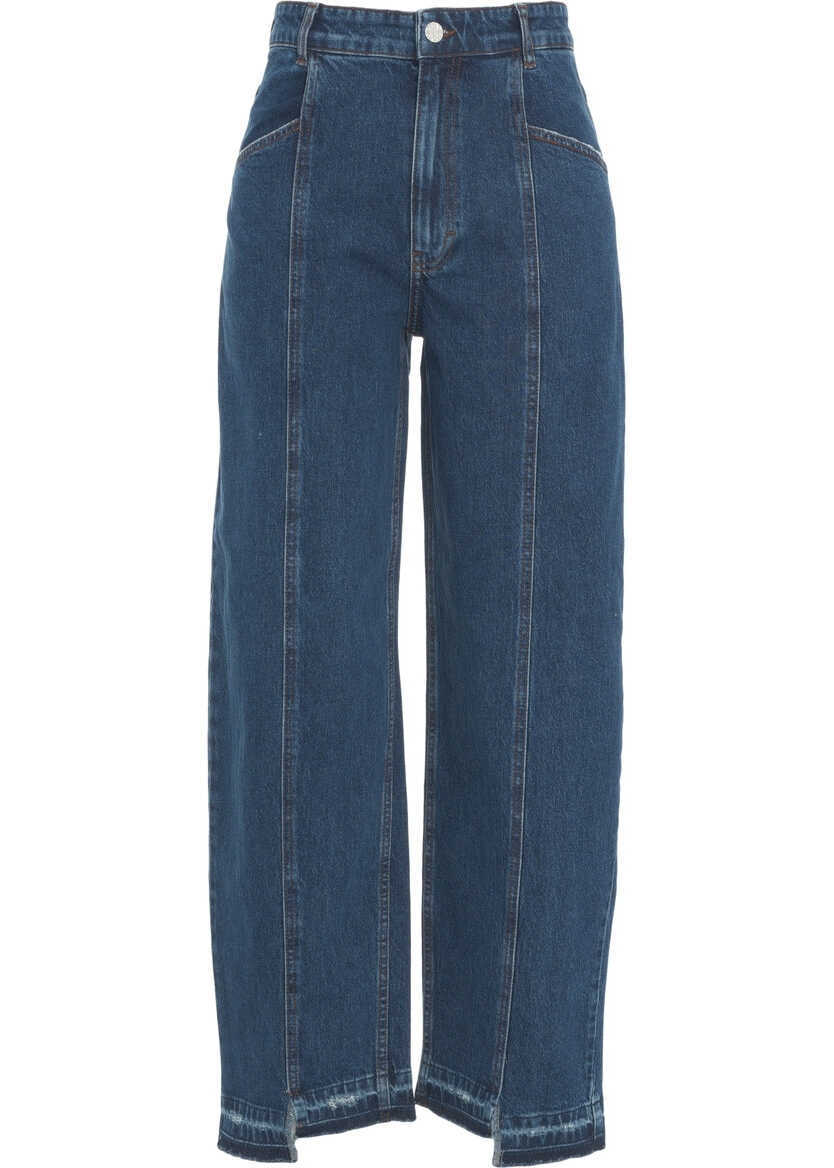 Blugi evazati Baum und Pferdgarten Wide leg jeans Nanya Blue Femei (BM 19033282) 2