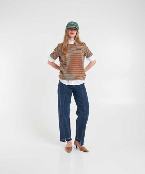 Blugi evazati Baum und Pferdgarten Wide leg jeans Nanya Blue Femei (BM 19033282) 3