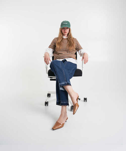 Blugi evazati Baum und Pferdgarten Wide leg jeans Nanya Blue Femei (BM 19033282) 5