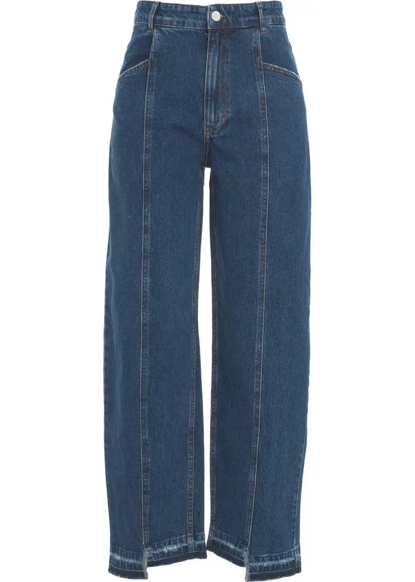 Blugi evazati Baum und Pferdgarten Wide leg jeans Nanya Blue Femei (BM 19033282) 1