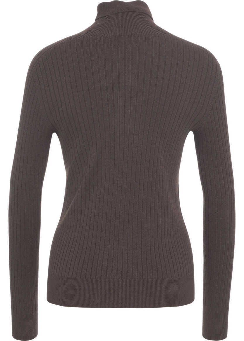 Pulovere Kaos Turtleneck sweater Brown Femei (BM 19033342) 3