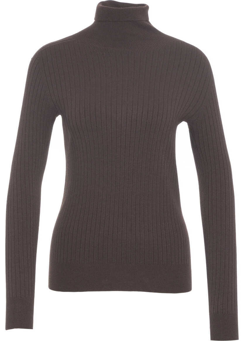 Pulovere Kaos Turtleneck sweater Brown Femei (BM 19033342) 1