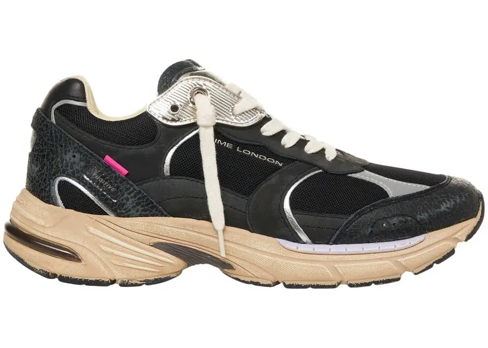 Sneakers Crime London Sneakers Fugitive Black Femei (BM 19033381) 2