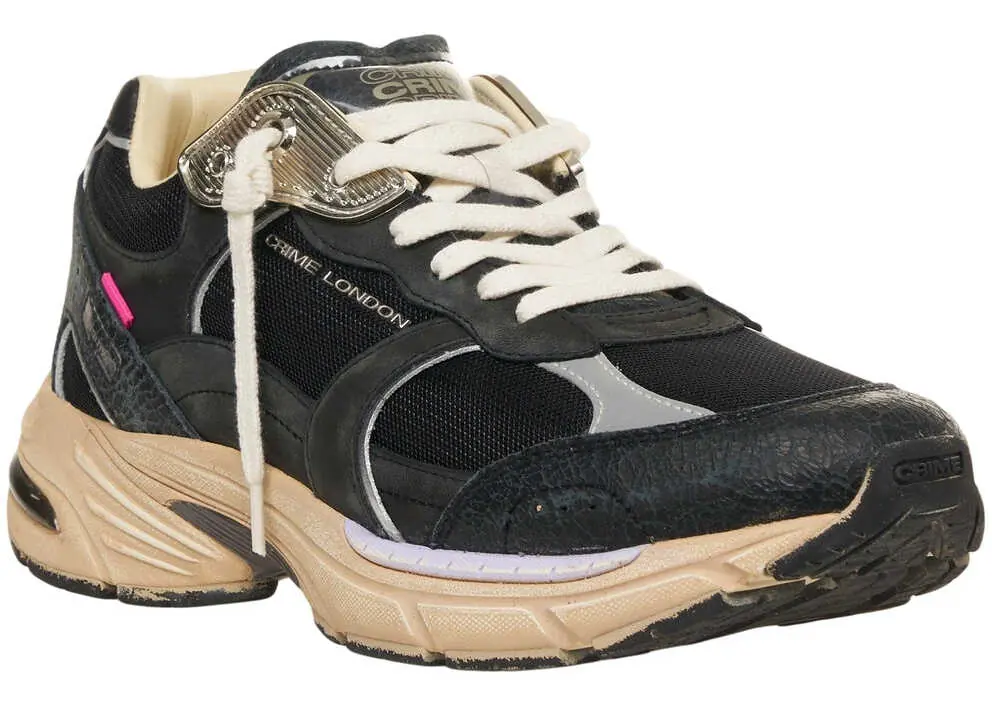 Sneakers Crime London Sneakers Fugitive Black Femei (BM 19033381) 3