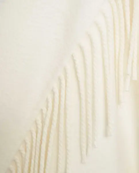 Jachete Liu Jo Wool-blend jacket with fringes White Femei (BM 19033390) 5