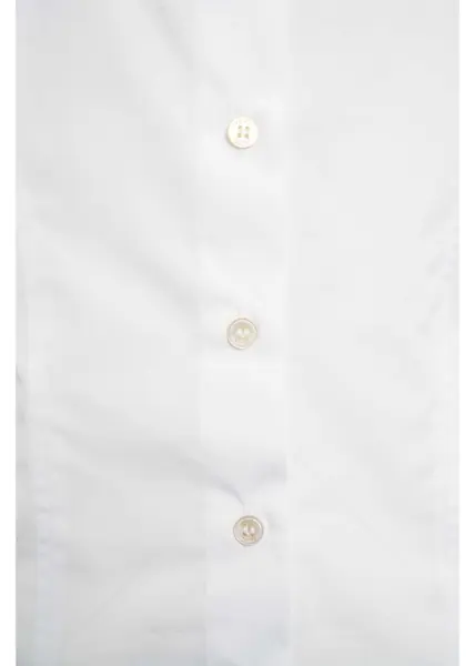 Bluze Erika Cavallini Tailored blouse Gemma White Femei (BM 19033399) 6