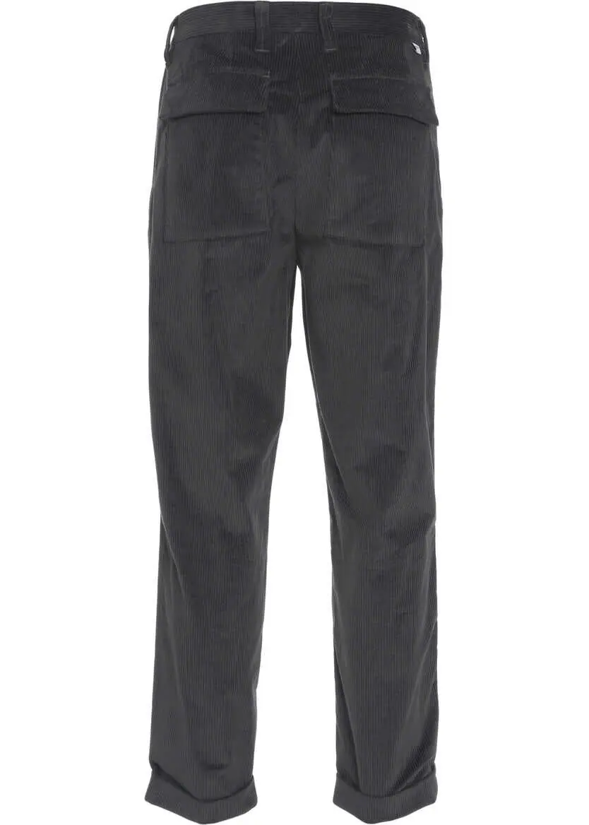 Pantaloni casual Paolo Pecora Corduroy pants Grey Barbati (BM 19033423) 4