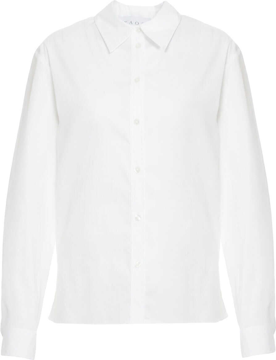 Bluze Kaos Cotton blend blouse White Femei (BM 19033429) 2