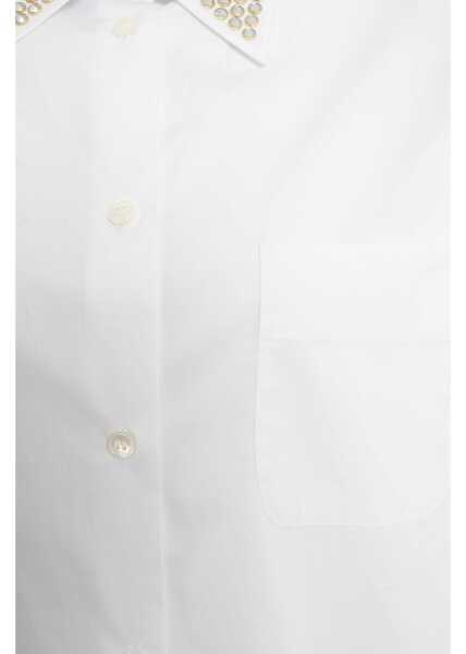 Bluze N21 Blouse with embroideries White Femei (BM 19033435) 5