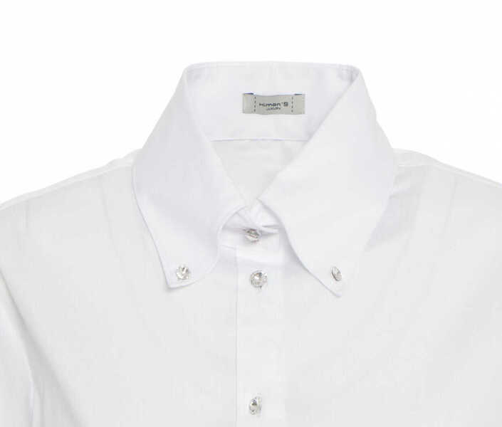 Bluze Himons Blouse with button-down collar White Femei (BM 19033456) 5