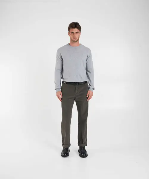 Pantaloni casual Dondup Chino pants Gaubert Grey Barbati (BM 19033465) 3