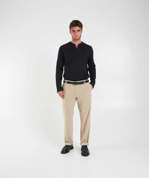 Pantaloni casual Dondup Chino pants Gaubert Beige Barbati (BM 19033465) 3