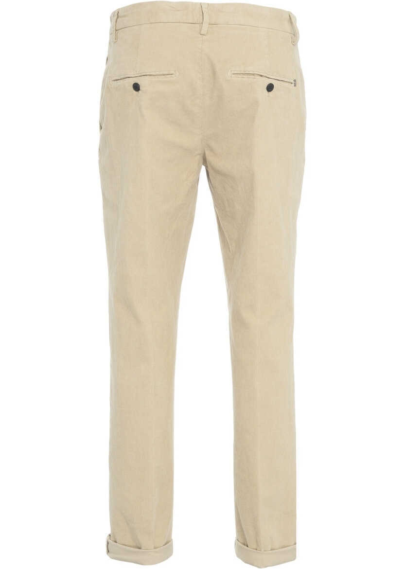 Pantaloni casual Dondup Chino pants Gaubert Beige Barbati (BM 19033465) 5
