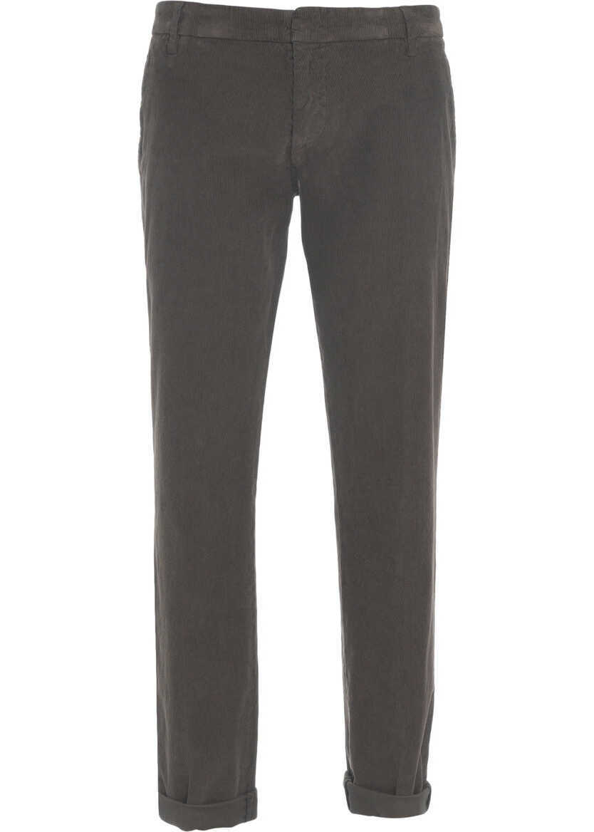 Pantaloni casual Dondup Chino pants Gaubert Grey Barbati (BM 19033465) 2