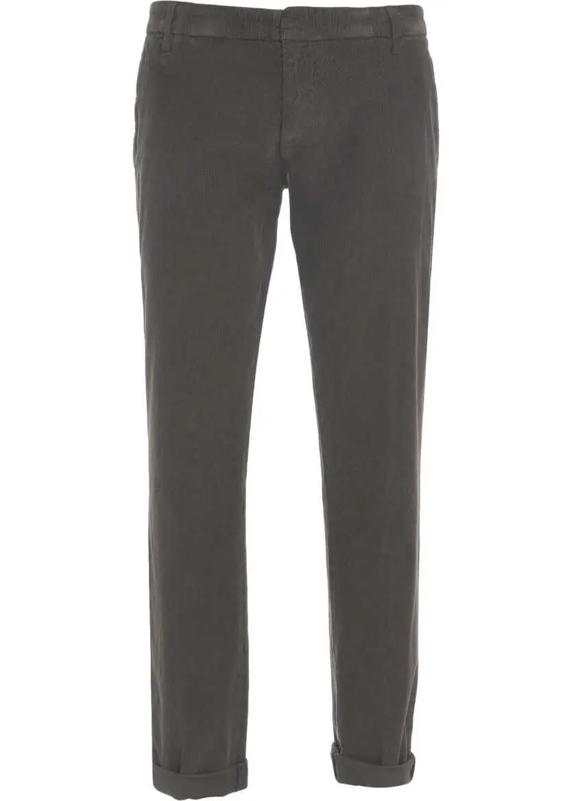 Pantaloni casual Dondup Chino pants Gaubert Grey Barbati (BM 19033465) 1
