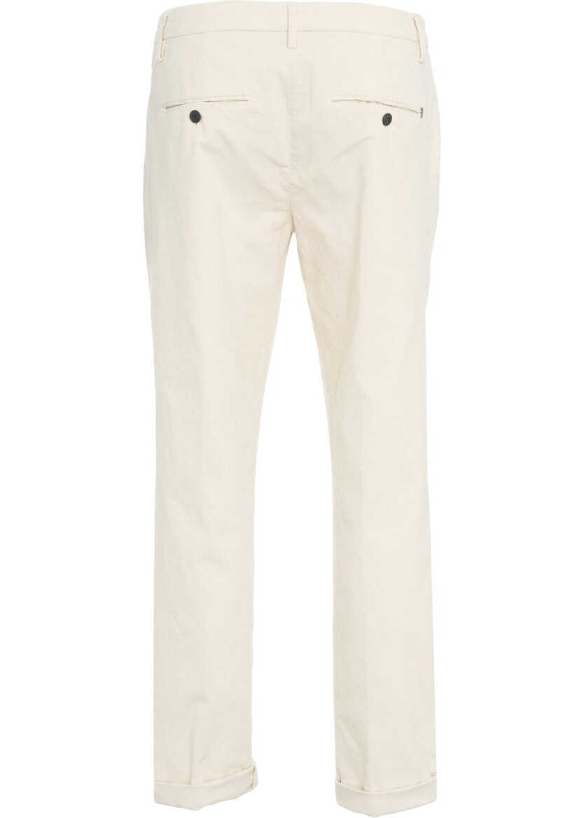 Pantaloni casual Dondup Chino pants Gaubert Beige Barbati (BM 19033465) 4