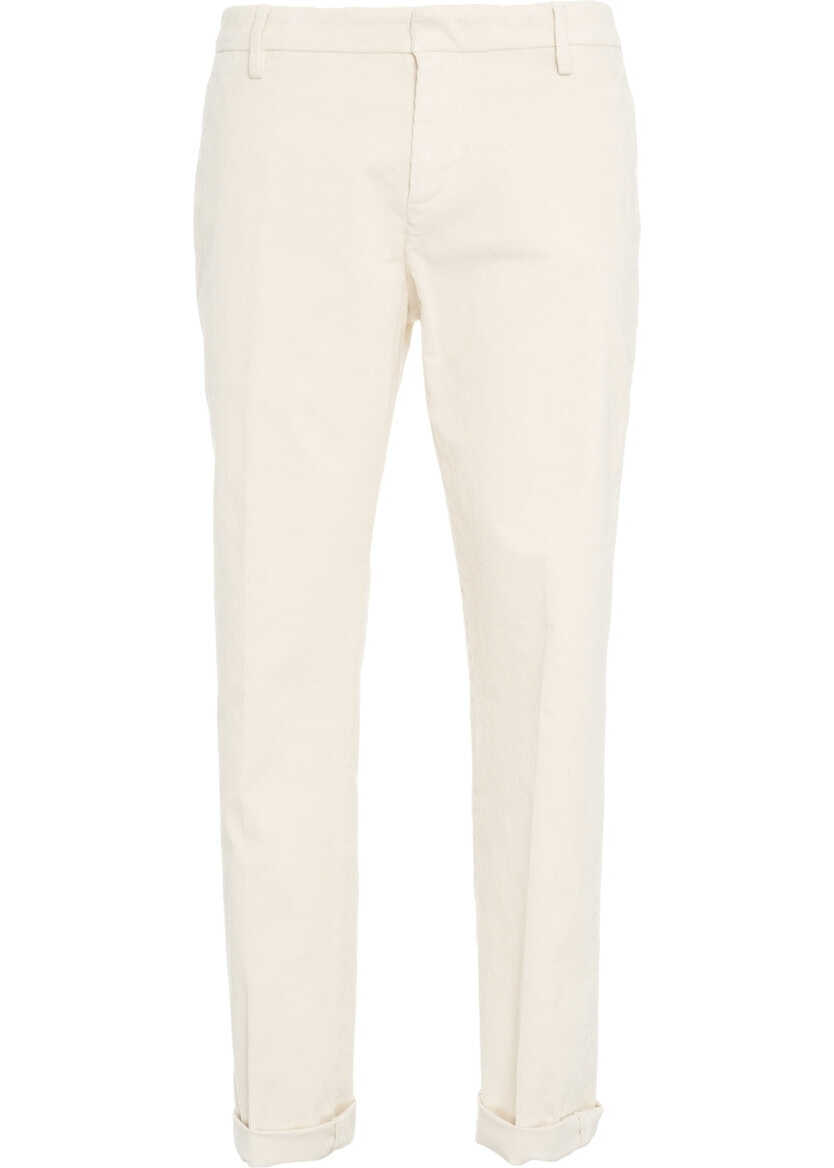 Pantaloni casual Dondup Chino pants Gaubert Beige Barbati (BM 19033465) 5
