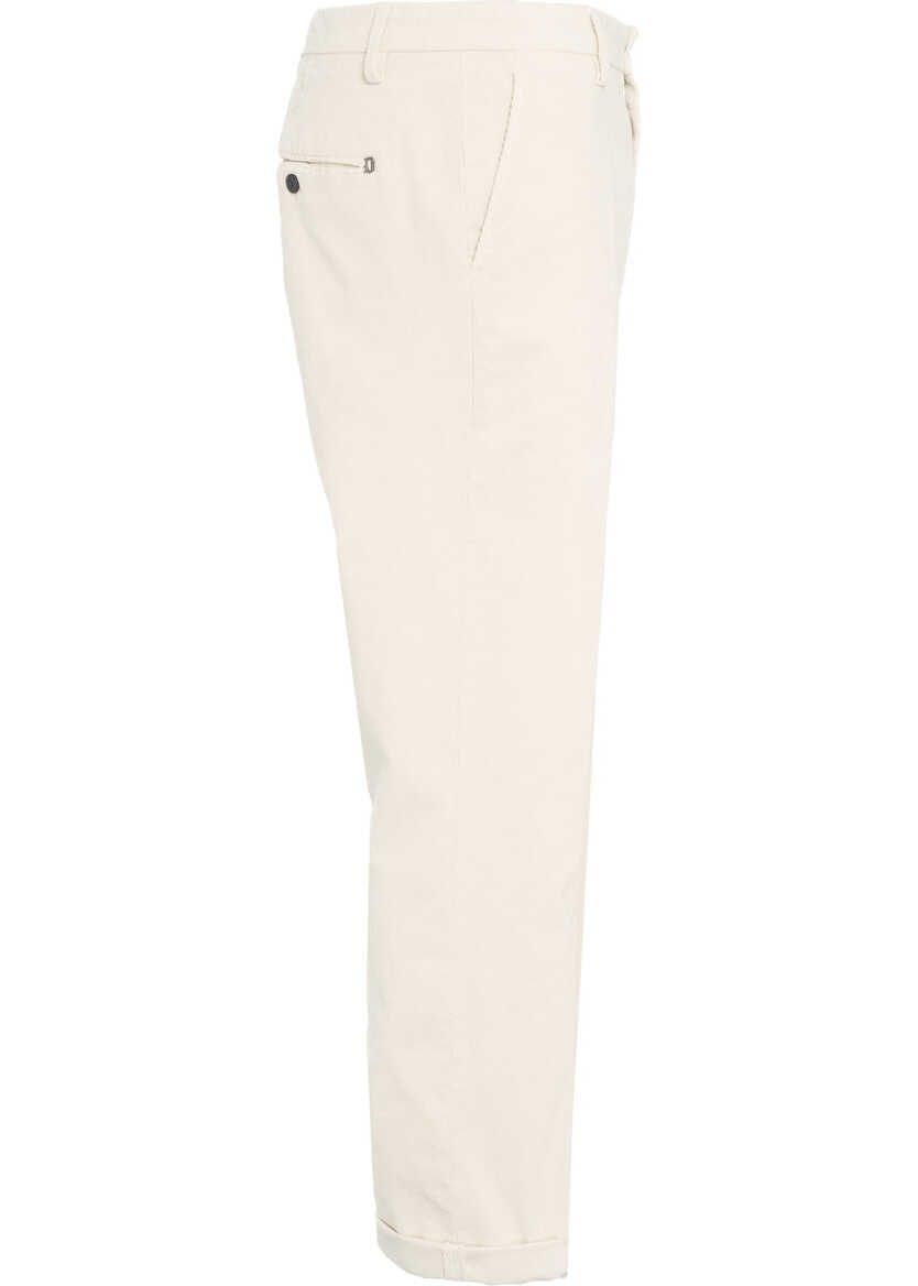 Pantaloni casual Dondup Chino pants Gaubert Beige Barbati (BM 19033465) 6