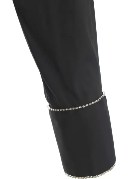 Bluze Himons Blouse with rhinestone applique Black Femei (BM 19033474) 5