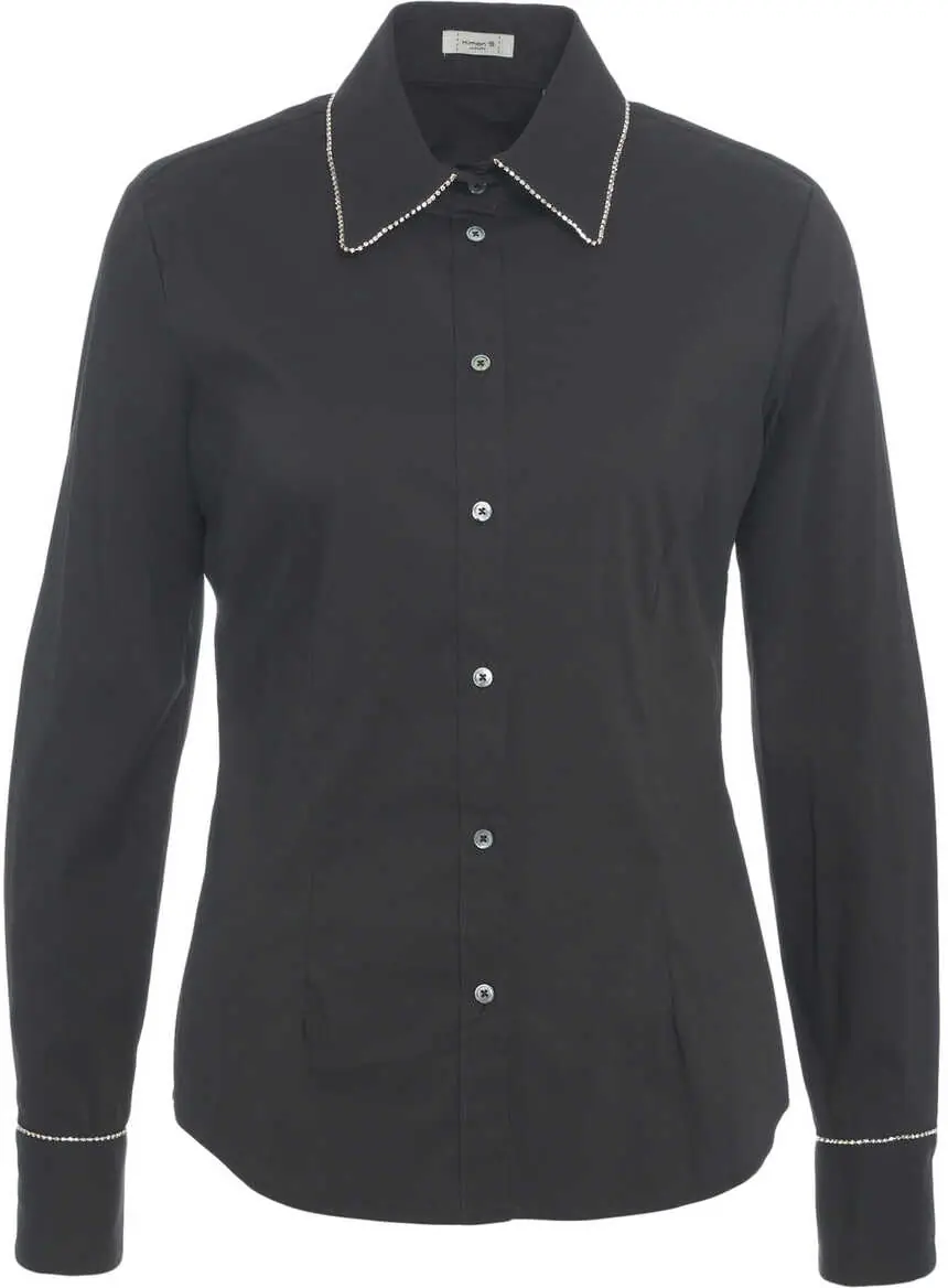 Bluze Himons Blouse with rhinestone applique Black Femei (BM 19033474) 1